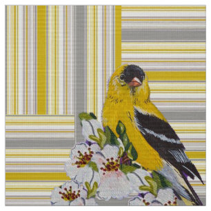 Tela Goldfinch Stripes Fabric