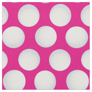 Tela Golf Balls Sports Golf Chicas Rosa