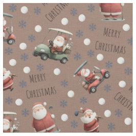 Tela Golfing Santa en Chestnut Brown