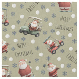 Tela Golfing Santa en Khaki Brown