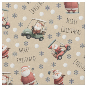 Tela Golfing Santa en Light Tan
