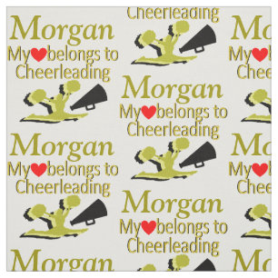 TELA GORGEOUS GOLD PERSONALIZADO CHEERLEADING FABRIC