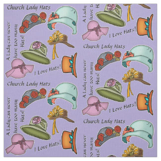 Tela Gorras de la iglesia Lady en Lavender Herb
