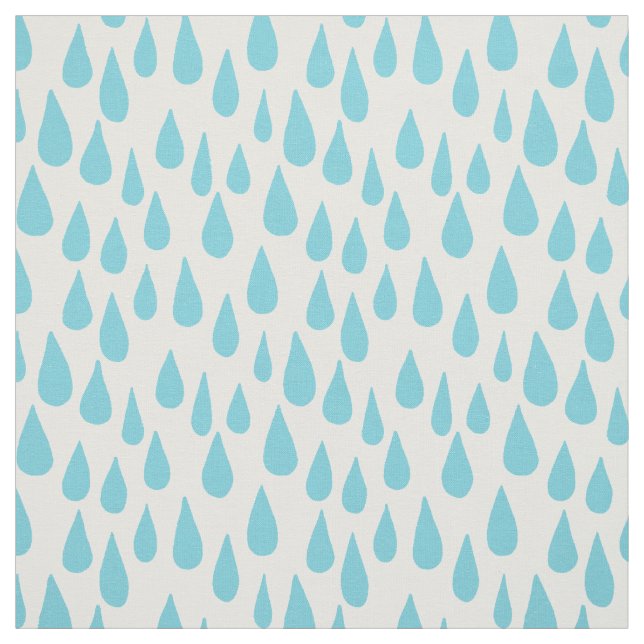 Tela Gotas de agua que caen azules de Ombre (Retal)