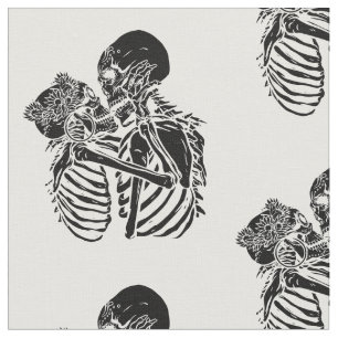 Tela gótico skeleton valentines