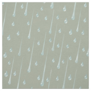 Tela Gotitas de Lluvia Oliva Claro Día Lluvioso Encanta