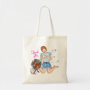 Tela Gracias bolso de regalo.