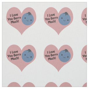 Tela Graciosamente te amo Berry Mucho Cute Kawaii Blueb