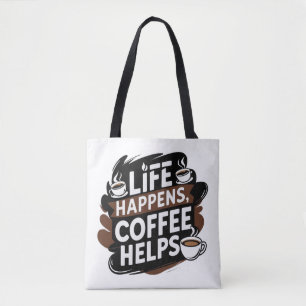 Tela Gracioso bolso regalo de café - El café de por vid