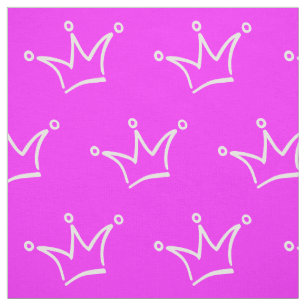 Tela Gracioso Crown white + tu trasero. y texto