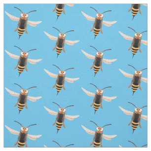 Tela Gracioso ilustracion personalizado de avispas de a