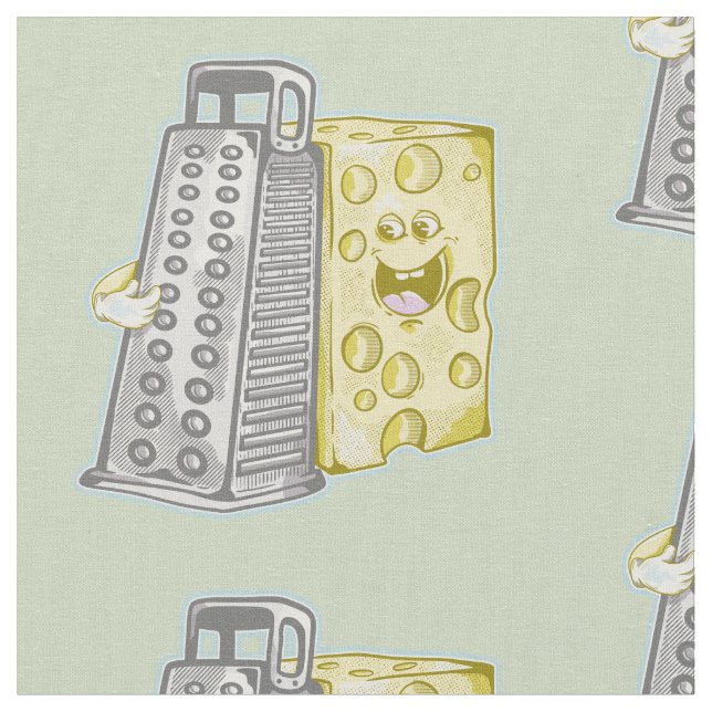 Tela Gracioso rallador de queso y queso (De cerca)