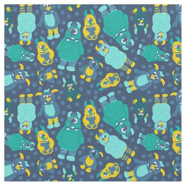 Tela Graciosos monstruos de Personalizado estafados (De cerca)