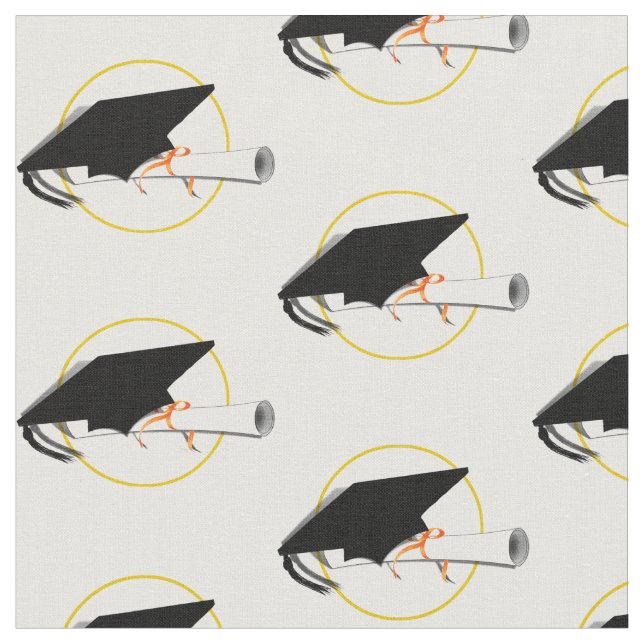 Tela Grad Cap y Diploma (De cerca)