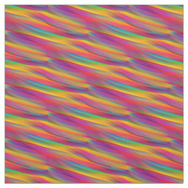Tela Gradiente de arco iris ondulado multicolor