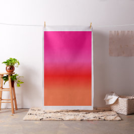 Tela Gradiente rosa, rojo y Naranja