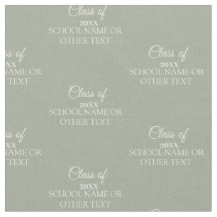Tela Graduación Clase de Año Personalizado y Texto