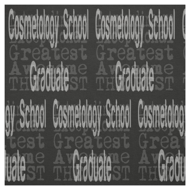 Tela Graduado Extraordinario de la Escuela de Cosmetolo (Retal)