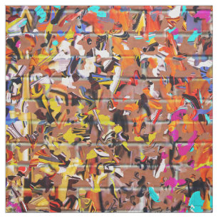 Tela Graffiti en ladrillo