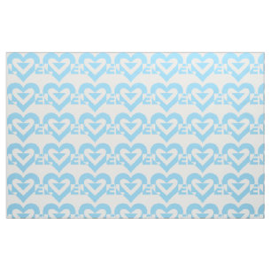 Tela Gráfica de amor de Guay, azul