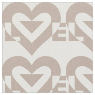 Tela Gráfica de amor de Guay, gris