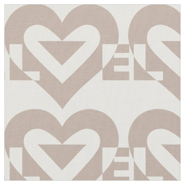 Tela Gráfica de amor de Guay, gris (De cerca)