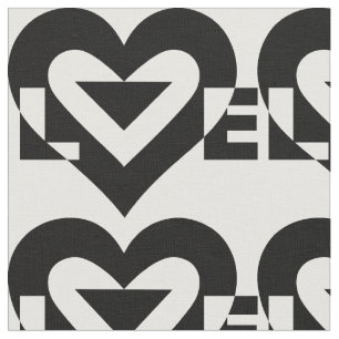 Tela Gráfica de amor de Guay, negro