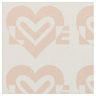Tela Gráfica de amor lindo en beige