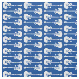 Tela Gráfico de Guitars eléctricos en blanco