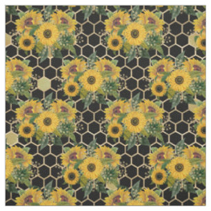Tela Gráfico de honeycomb de oro del Bouquet del giraso