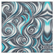 Gran cantidad de Swirls Turquoise Paint Pour Desig