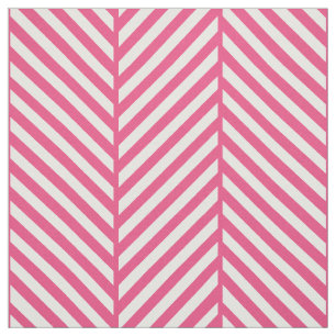 Tela Gran escala de Herringbone rosa caliente