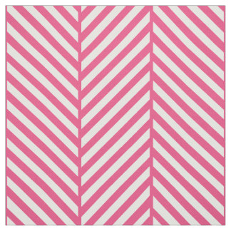 Tela Gran escala de Herringbone rosa caliente