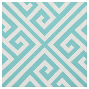 Tela Gran escala de la llave griega turquesa