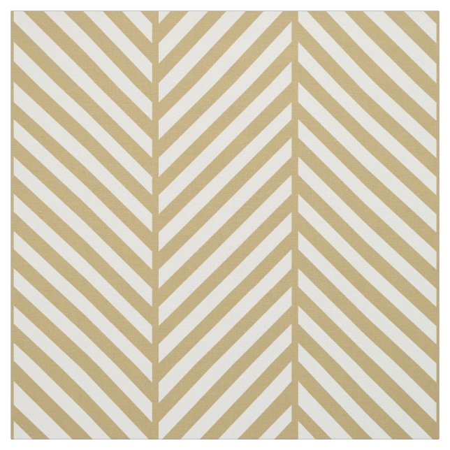 Tela Gran escala de oro Herringbone (Retal)