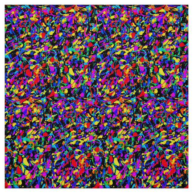 Tela Gran Salpicadura - Popelina de Poliéster (Retal)