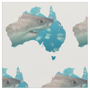 Tela Gran tiburón blanco bajo el agua Australia