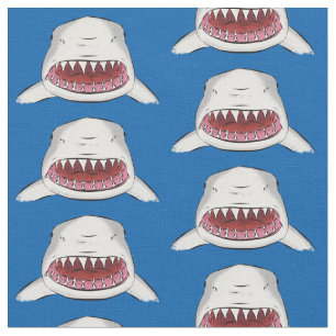 Tela Gran tiburón blanco significa ilustracion personal