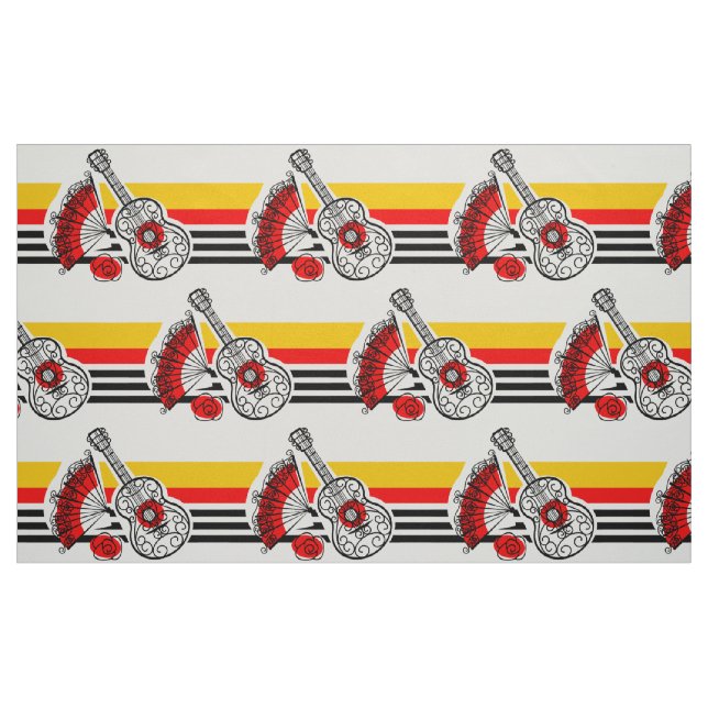 Tela Gran tira clásica de Souvenirs ("Cuarto gordo" (fat quarter))