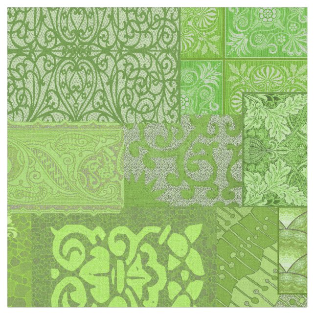 Tela Grande verde de Isabel (De cerca)