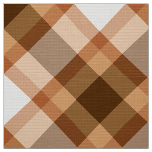 Tela Grandes obleas, marrón, beige, cobre y tan