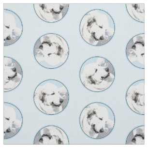 Tela Grandes Pirineos Pintando Arte De Perro Mascota Or