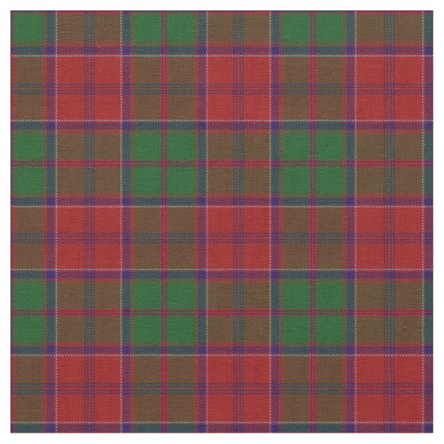 Tela Grant Clan Tartan Scottish Plaid (De cerca)