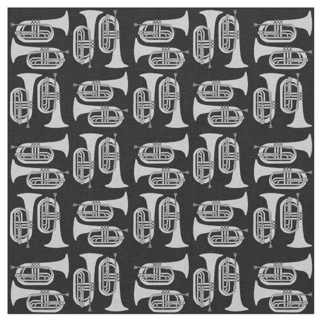 Tela Gray Baritone Crosshatch (De cerca)