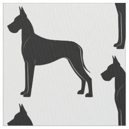 Tela Great dane en silueta