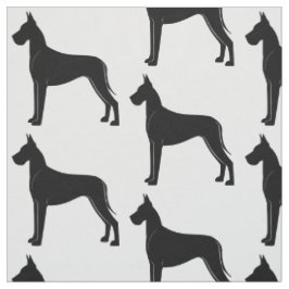 Tela Great dane en silueta