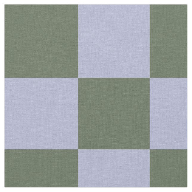 Tela Green and Blue Checkered Pattern (De cerca)