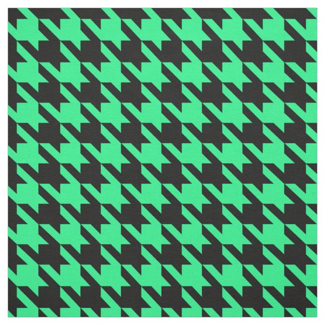 Tela Green Black Houndstap Check (Retal)