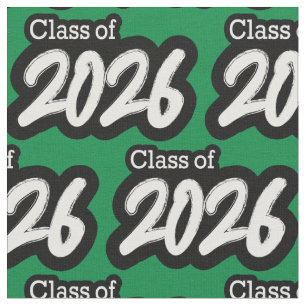 Tela Green Bold Brush Clase de 2026