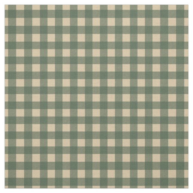 Tela Green Gingham claro (Retal)